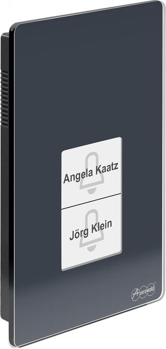 Auerswald TFS-Dialog 400 anthracite Intercom system for a/b interfaces with elegant glass front