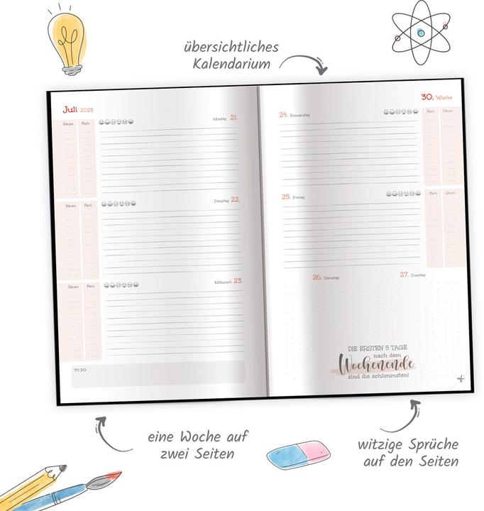 Immagine prodotto Schülerkalender Flexi Spot 25/2 (13 x 20 cm, Tedesco)