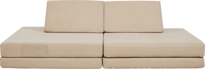 Produktbild En.Casa Spielsofa Norhulta 5-tlg. 150x66x46 cm Cord Beige (Kindersofa)
