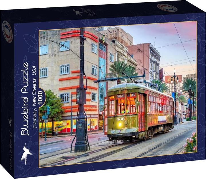 Produktbild Bluebird Puzzle 1000 pieces Tramway, New Orleans, USA (1000 Teile)