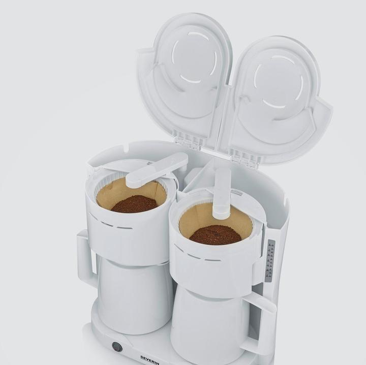 Produktbild Severin KA 9314 Kaffeemaschine Weiss Fassungsvermögen Tassen=16 Isolierkanne