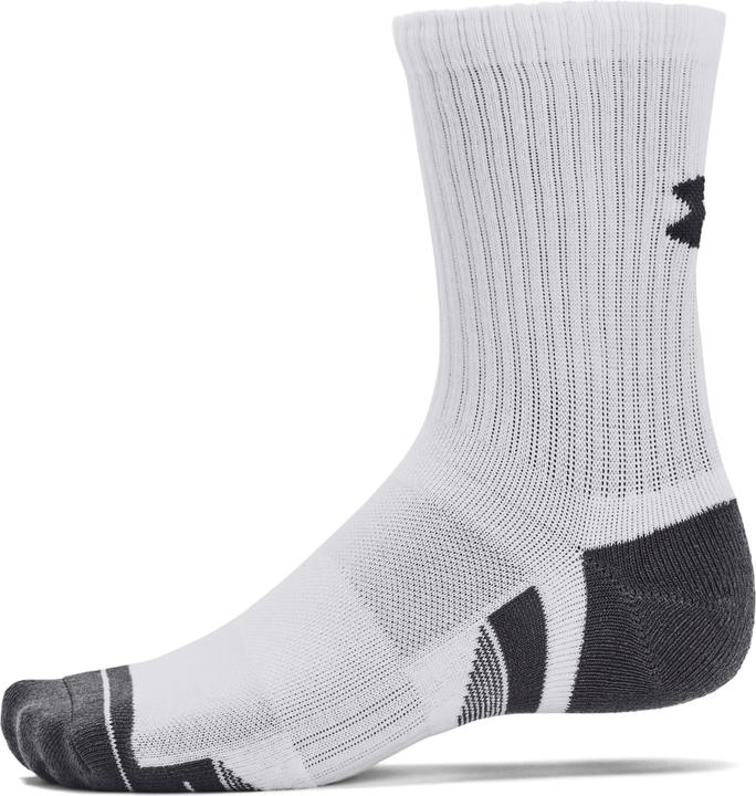 Produktbild Christina Aguilera Under Armour Performance Cotton Mid-Crew Socks White (3x) (M)