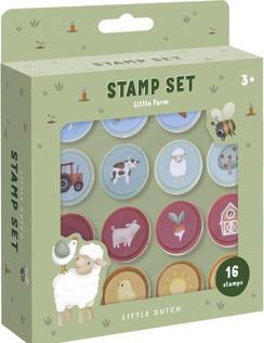 Produktbild Little Dutch Self inking stamps - Little Farm (126008)