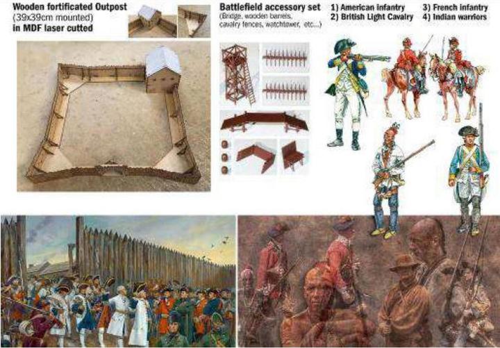 Image du produit Italeri 1:72 Guerre française et indienne 1754-1763