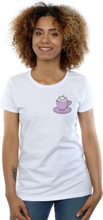 Immagine prodotto Disney Aristocats Marie In Cup Breast Print Maglietta Donna (S)