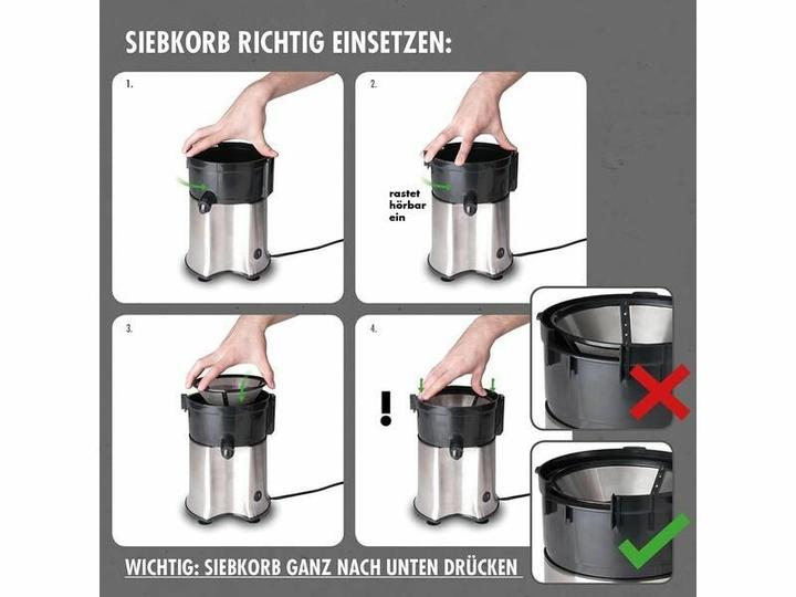 Actual product image Gastroback Vital Juicer Pro Juicer (CH plug)