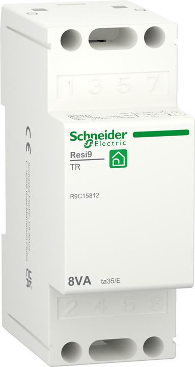 Image du produit Schneider Electric R9C15812 Transformateur de sonnerie Resi9 iTR 230V 50-60 Hz