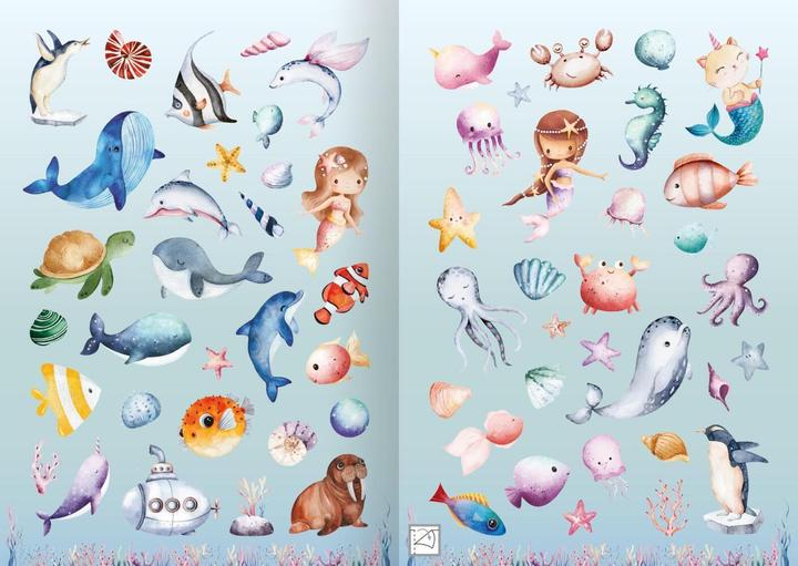 Image du produit Mes stickers aquarelle - Sous l'eau