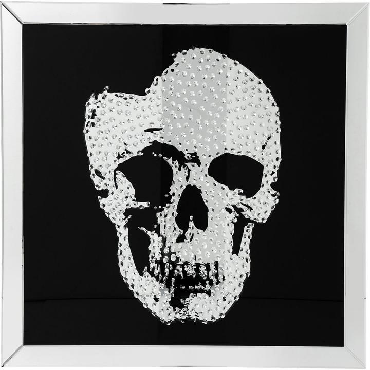 Kare Design Teschio a specchio (100 x 100 cm)