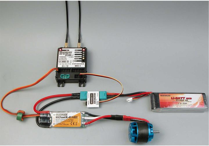 Actual product image Multiplex Telemetry Current Sensor 35 A (M6) for M-LINK Receiver