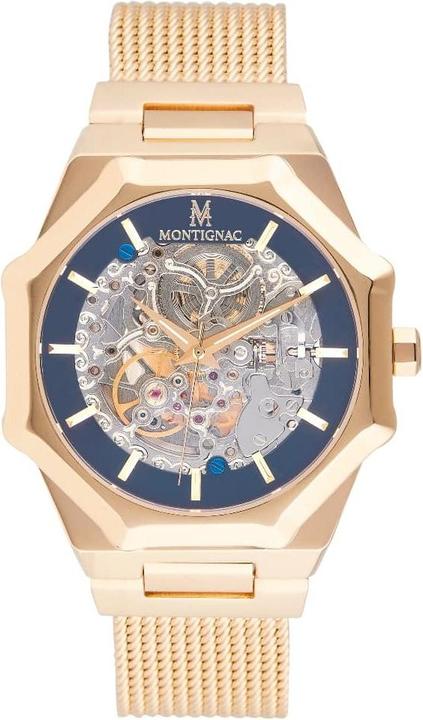 Montignac Automatic Watch Octagon (Skeleton watch, 42 mm)