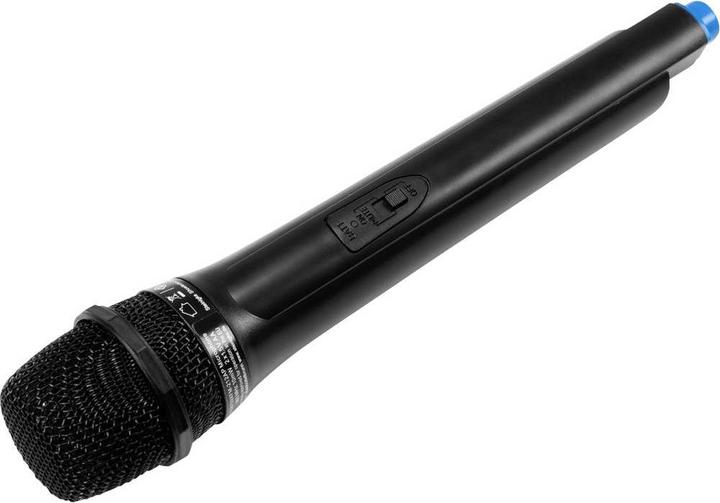 Actual product image Omnitronic Active PA speaker set XFM 212AP Bluetooth, incl. microphone, trolley function (Active, 1x 150 W)
