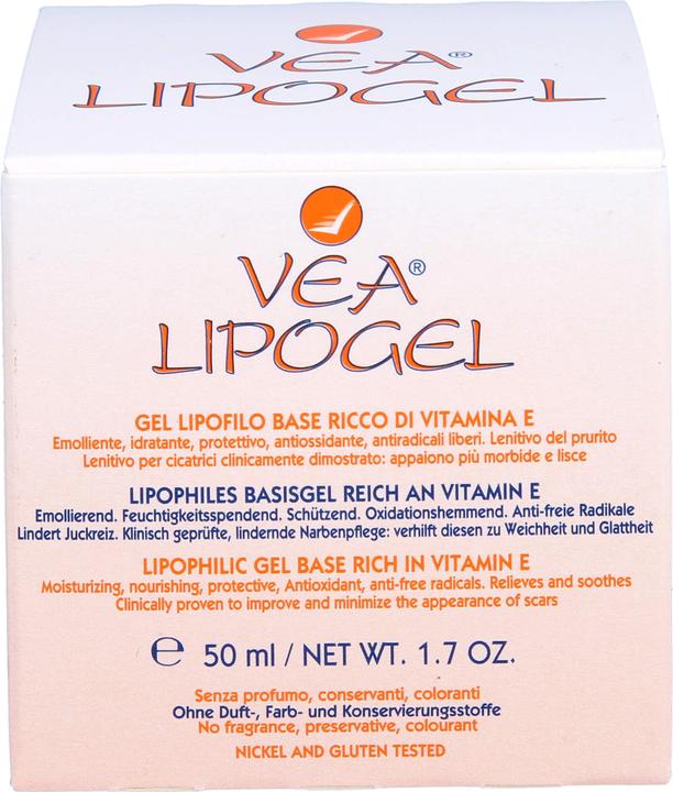 Productafbeelding VEA Lipogel lipofiele gel Ds 50 ml (Lichaamsgel, 50 ml)