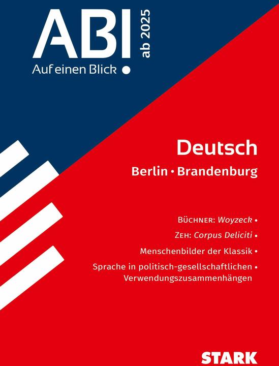 Abi auf einen Blick! Deutsch BE/BB ab 2 (German, 2024)