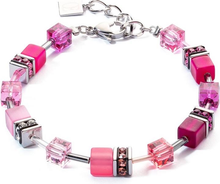 Coeur de Lion Kristall Armband Edelstahl (Edelstahl)