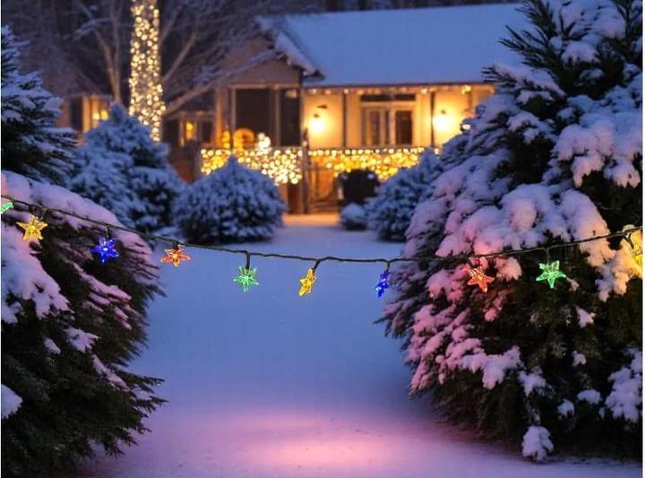 Immagine prodotto Dameco LED Outdoor Lichterkette Stern 9.9 m, mit 100 (9.90 m)