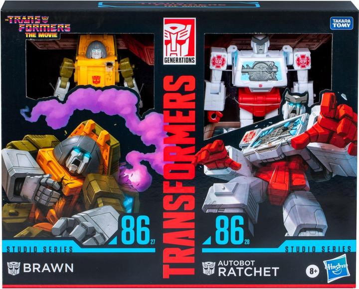 Produktbild Hasbro The Transformers: The Movie Studio Series Deluxe Class Brawn & Autobot Ratchet