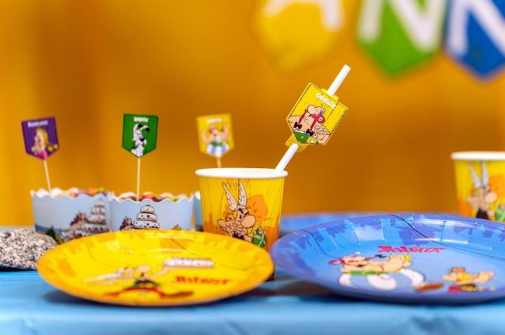 Produktbild Chaks Asterix Obelix Trinkröhrli für Kinderparty – Tischdeko Kindergeburtstag