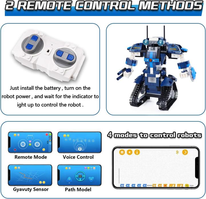 Actual product image Yerloa RC robot kit