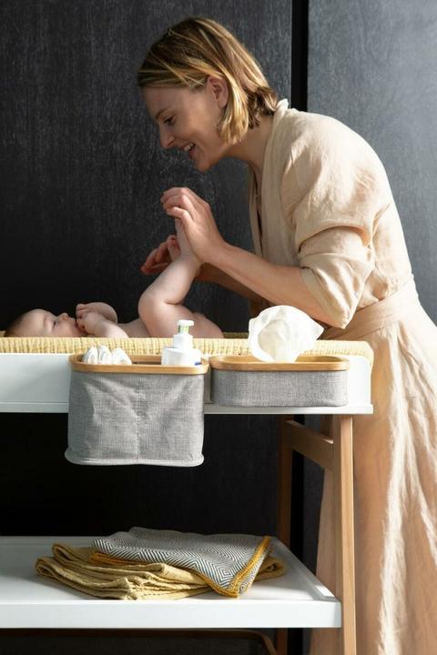 Actual product image Quax Hanging basket for changing table Care Cotton