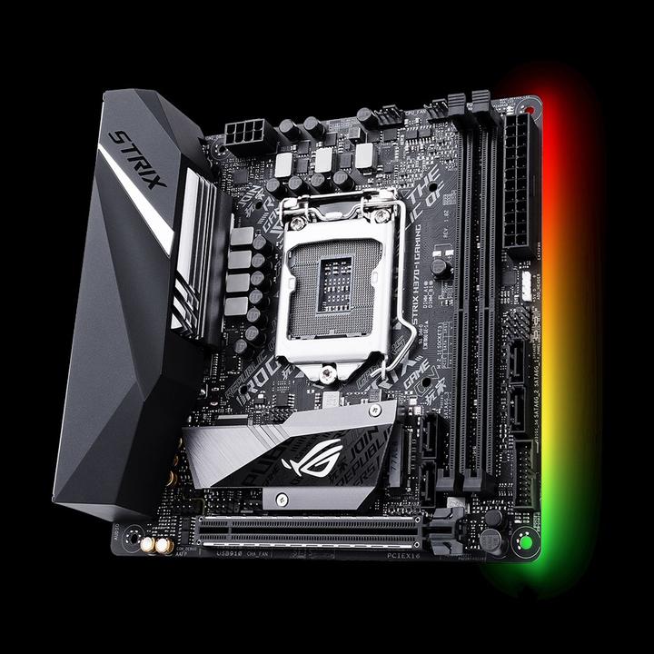 Produktbild ASUS ROG Strix H370-I Gaming (LGA 1151, Intel H370, Mini-ITX)