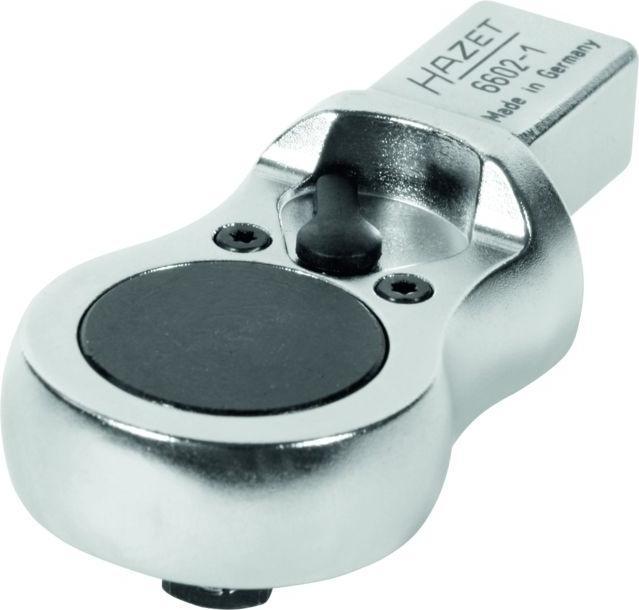 Immagine prodotto HAZET Testa ad innesto con cricchetto reversibile 6604-1 ∙ Attacco quadro ad innesto 14 x 18 mm ∙ A… (1/2")
