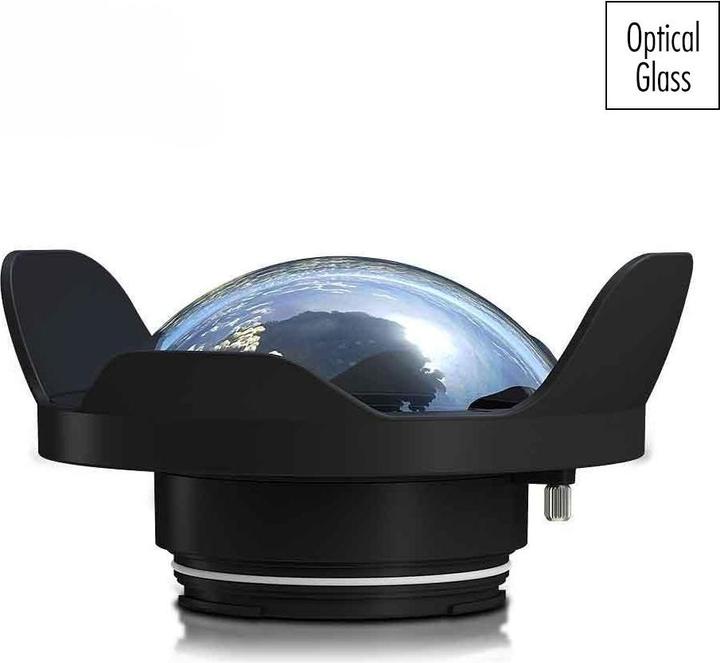 Actual product image Seafrogs WA005-B-GL WA005-A Series 6 inch Dome Port 40M/130FT (Plastic Tube, Glass Dome)
