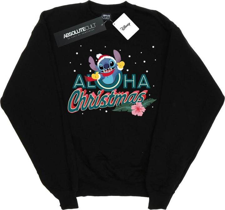 Disney Lilo And Stitch Aloha Christmas Sweatshirt (L)