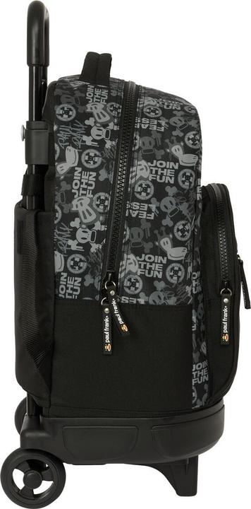 Produktbild Paul Frank Schulrucksack mit Rädern Join the fun Schwarz 33 X 45 X 22 cm