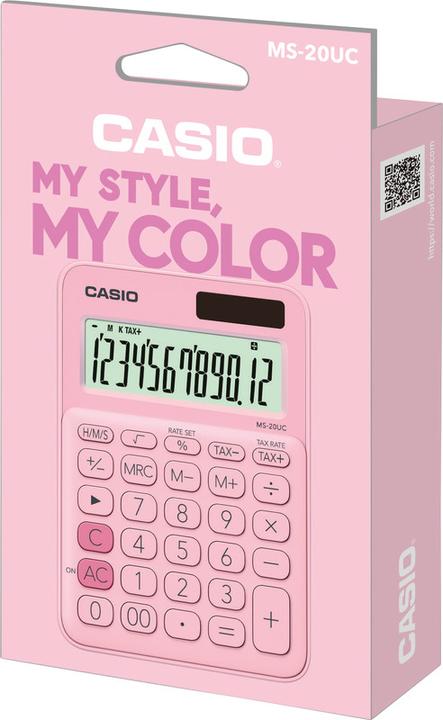 Immagine prodotto Casio MS-20UC-PK (Celle solari, Batterie)