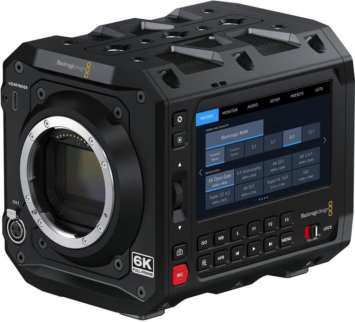Blackmagic PYXIS 6K (monture L) (24.60 Mpx, 60p)