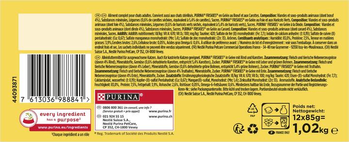 Produktbild Friskies In Gelee (Adult, 12 Stk., 1020 g)