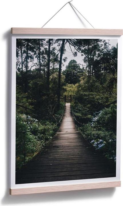 Actual product image Trenddeko Poster forest path 60 x 80 cm, paper (60 x 80 cm)