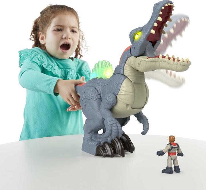 Actual product image Imaginext Jurassic World Super Snap Spinosaurus