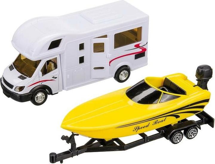 Produktbild Happy People Wohnmobil+Boot mit Rückzug