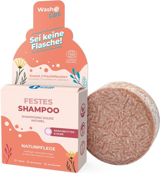 Washo Festes Shampoo Naturpflege (200 ml, Festes Shampoo)