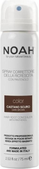 Salvatore Ferragamo NOAH Hair Root Concealer mit Vitamin B5 Dunkelbraun 75ml - Made in Italy - Cruelty Free No SLS or Pa (Dunkelbraun)