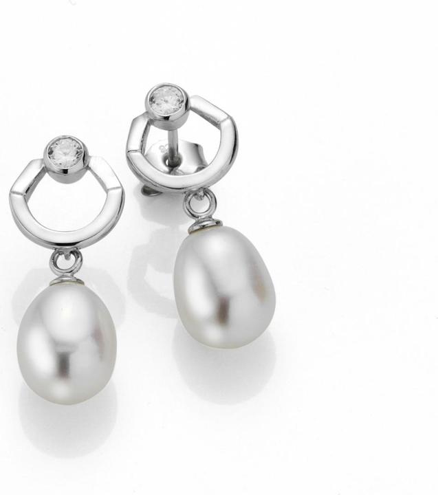 Adriana la mia Perla Ohrstecker (Silber)