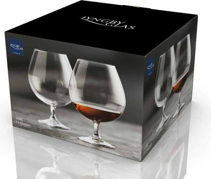 Actual product image Lyngby Cognacglas Juvel 4 Stück, 69 cl (6.90 dl, 4 x, Cognac glass)