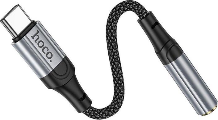 Immagine prodotto Hoco USB-C to 3.5mm LS36, 0.12m, Schwarz (0.12 m)