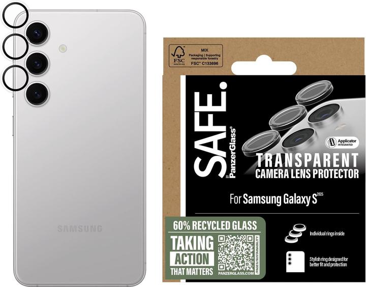 Produktbild PanzerGlass Safe. (1 Stück, Samsung Galaxy S25)