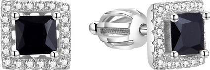 Beneto Silver square earrings AGUP1551S (L)