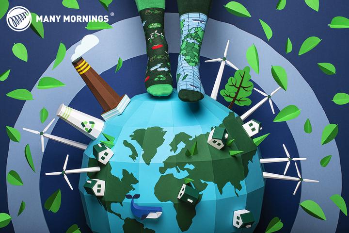 Actual product image Many Mornings Save the Planet (Single pack, 35 - 38)