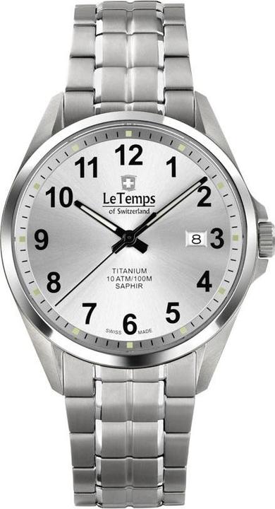 Immagine prodotto Le Temps Titanio (Orologio da polso analogico, 39 mm)