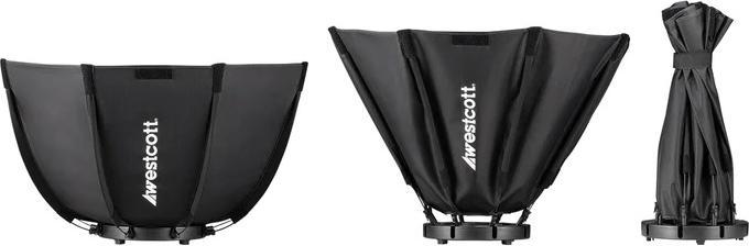 Immagine prodotto Westcott U60-B Kit Softbox a 3 luci a LED bi-colore