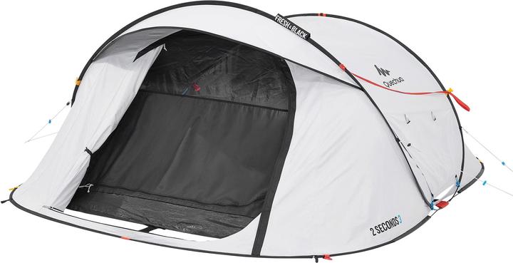 Quechua 2 SECONDS 3 Fresh & Black (Tente instantanée, 4.20 kg, 3 personnes)