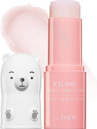 Actual product image The Saem THESAEM Iceland Hydrating Collagen Eye Stick 0.24oz Anti-wrinkle Moisturizing Eye Balm for Saggy Ski
