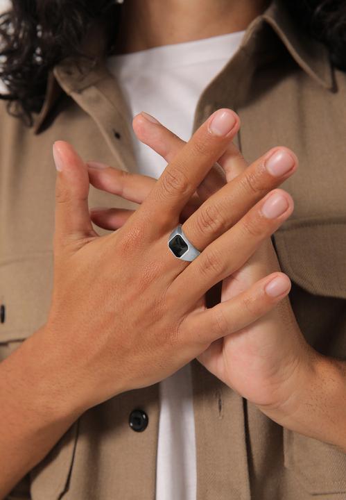 Immagine prodotto Kuzzoi Anello con sigillo (54, 925 Argento)