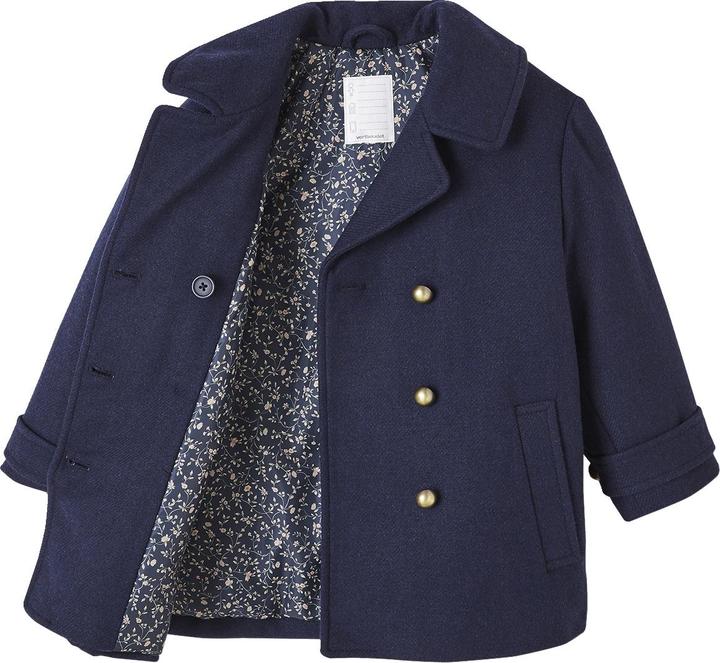 Produktbild Vertbaudet Mädchen Mantel aus Wollstoff, Wattierung Recycling-Polyester (116)