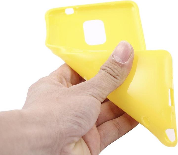 Produktbild König Design Schutzhülle TPU Case für Handy Samsung Galaxy Note 4 SM N910 Gelb (Samsung Galaxy Note 4)